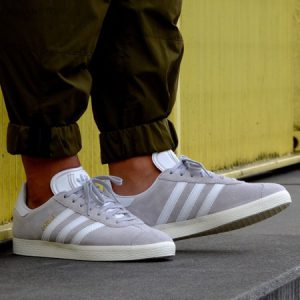 کفش مردانه آدیداس Gazelle خاکستری