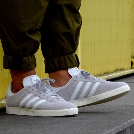 کفش مردانه آدیداس Gazelle خاکستری