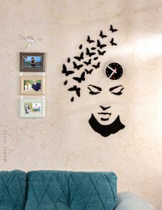 ساعت دیواری فانتزی Lady