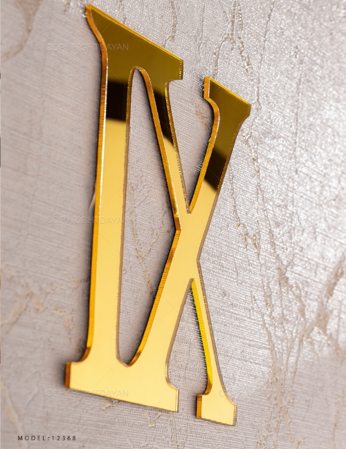 ساعت دیواری مدرن طلایی Roma ساعت دیواری مدرن طلایی Roma