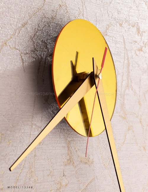 ساعت دیواری مدرن طلایی Roma ساعت دیواری مدرن طلایی Roma