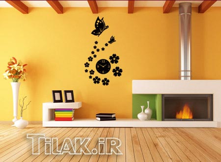 ساعت دیواری طرح بهار ساعت دیواری طرح بهار
