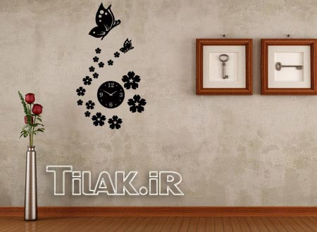 ساعت دیواری طرح بهار ساعت دیواری طرح بهار