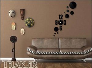 ساعت دیواری طرح دیبا