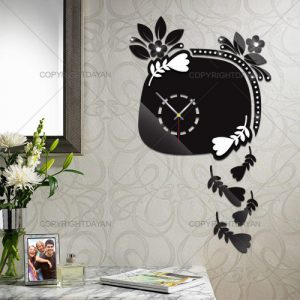 ساعت دیواری فانتزی گلابتون