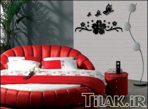 ساعت دیواری طرح ارکیده