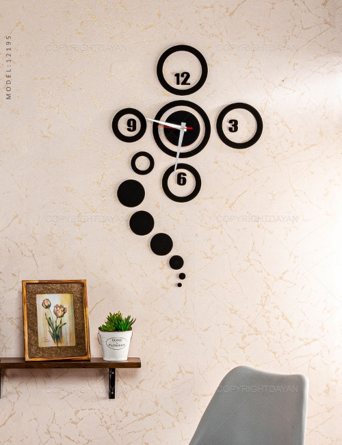 ساعت دیواری طرح پانا _ سایز کوچک ساعت دیواری طرح پانا _ سایز کوچک