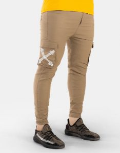 شلوار اسلش مردانه Off-White قهوه ای